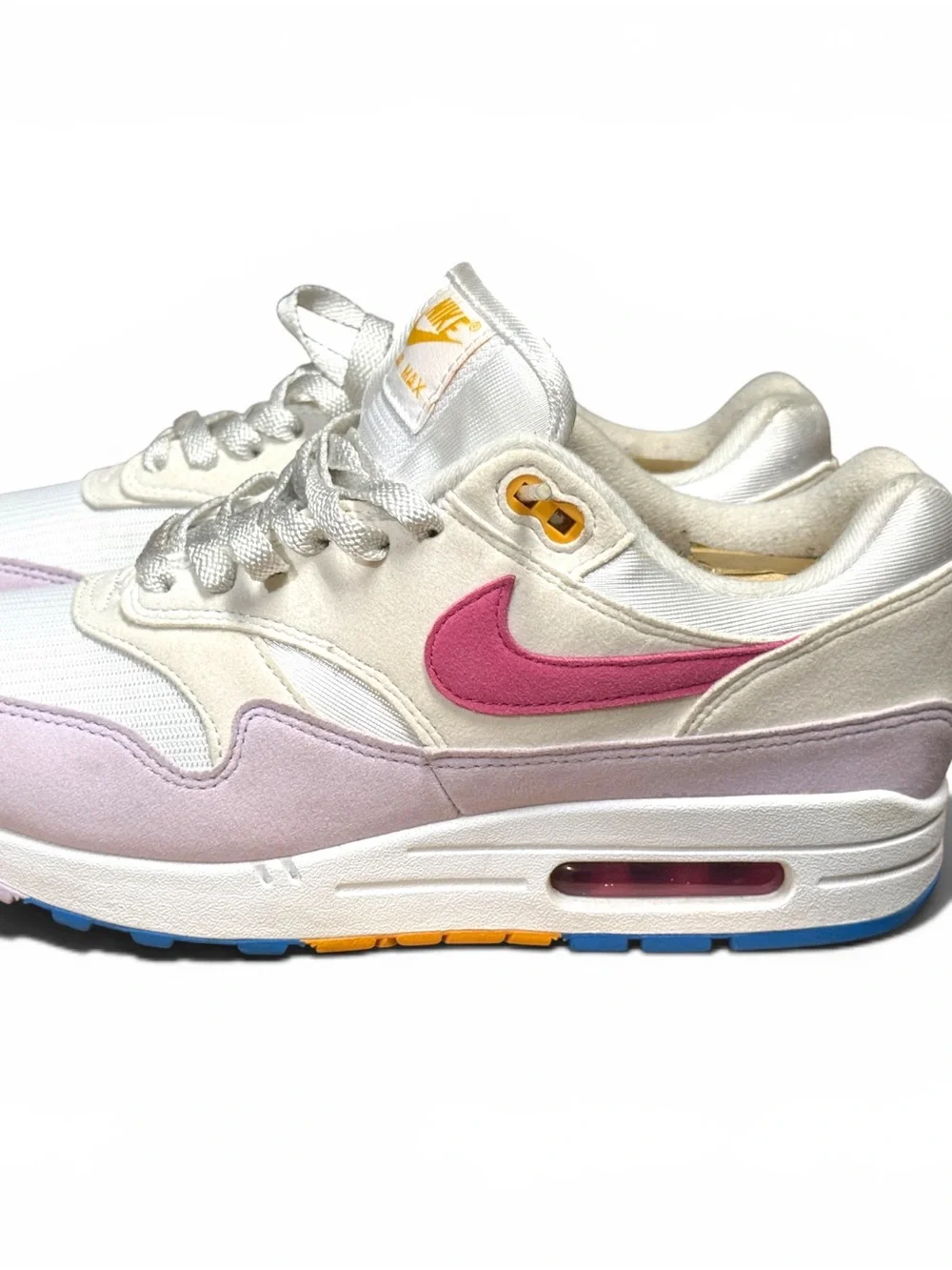 Nike Women’s Low-Top Sneakers in White, Pink & Lavender